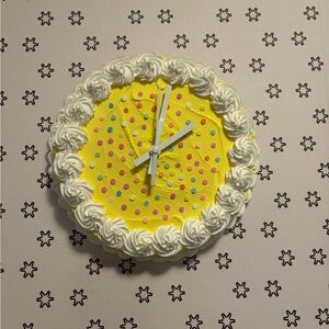 Colorful Cake Wall Clock